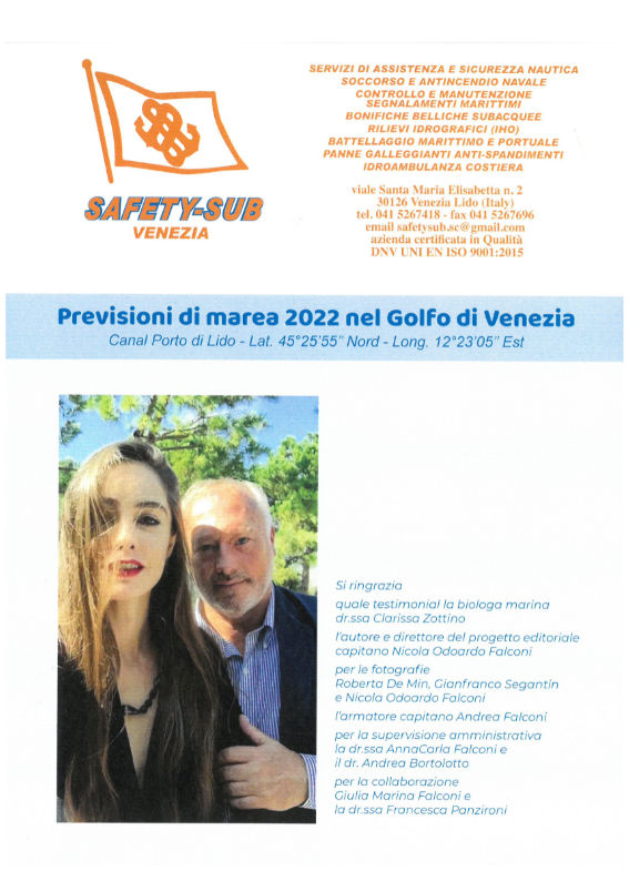 Nicola Falconi Calendario delle Maree